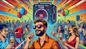 bocina para fiestas jbl partybox stage 320