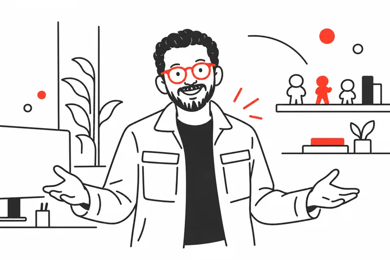 Ilustración de LuisGyG impartiendo un curso en su estudio